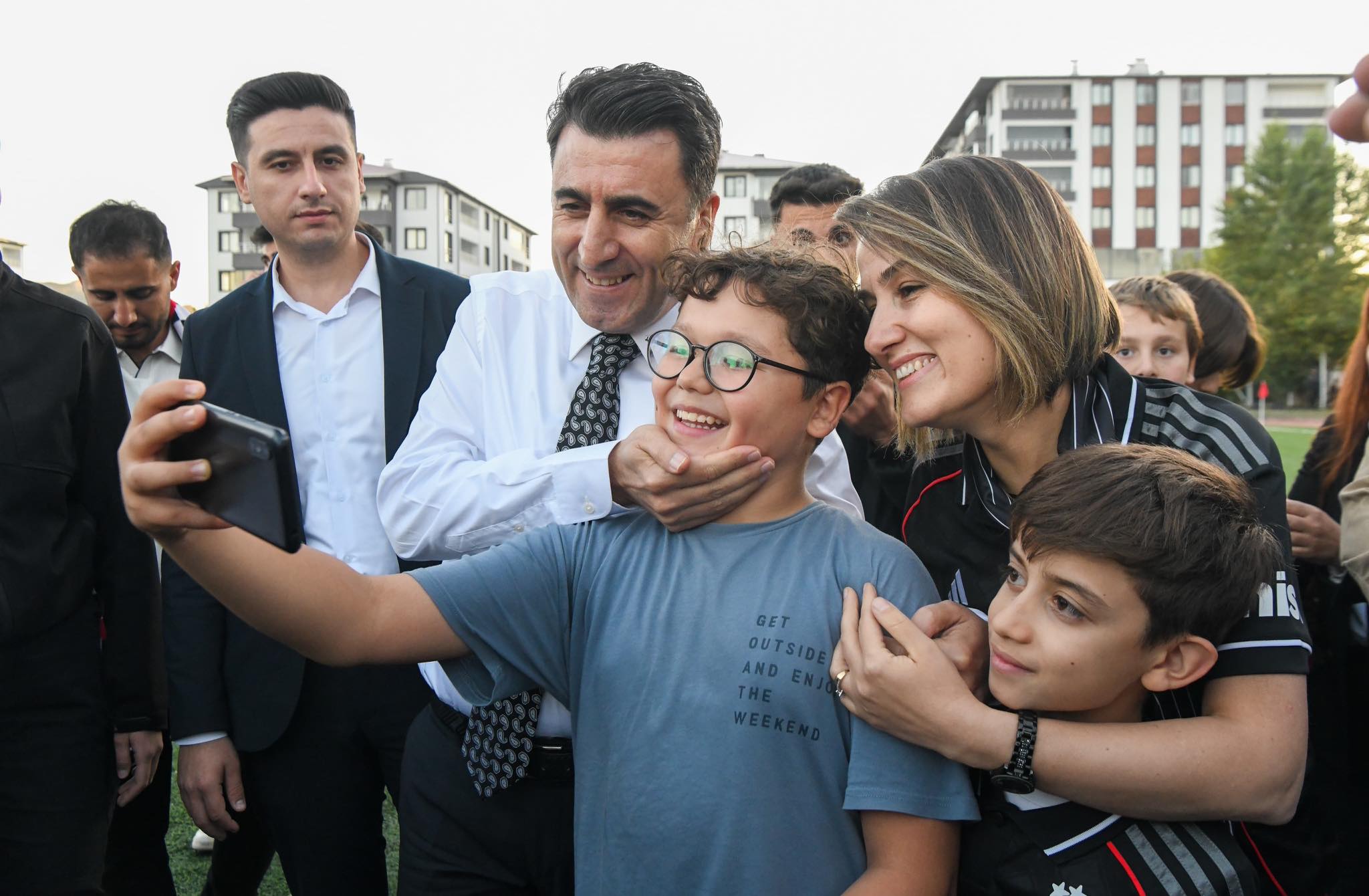 Başkanla Fotoğraflar